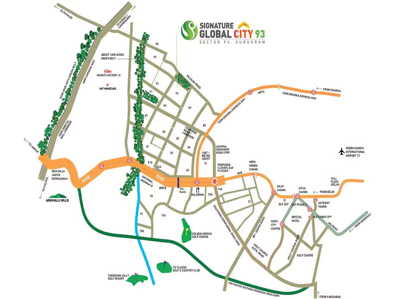 sg-city-93-gurgaon-location