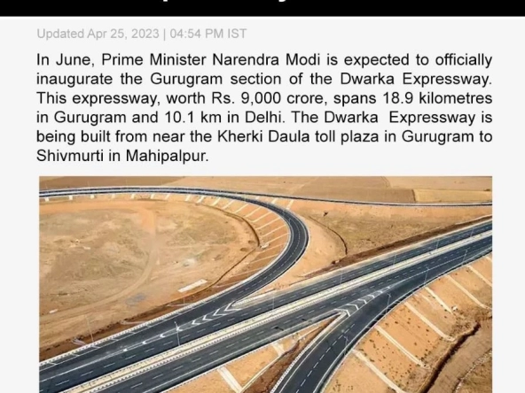 PM-Modi- To-Inaugurate-Long-Awaited-Dwarka-Expressway-In- June