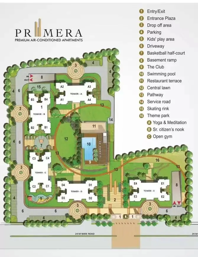Ramprestha-primera-sector-37d-site-plan