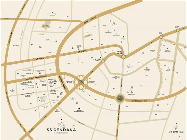 SS-Cendana-Residences-Location-Map