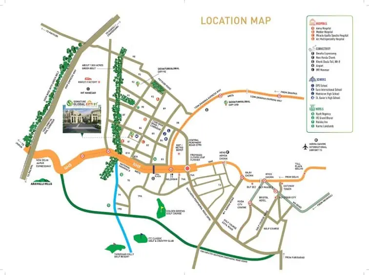 Signature-Global-City-81-Location-Map