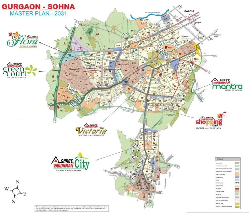 Shree Vardhman City Plots Sohna: Master Plan