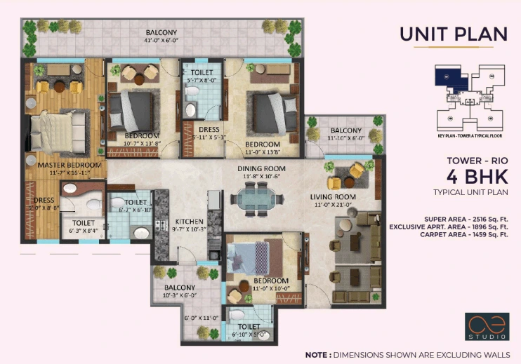 Floor Plan : Oxirich Chintamanis