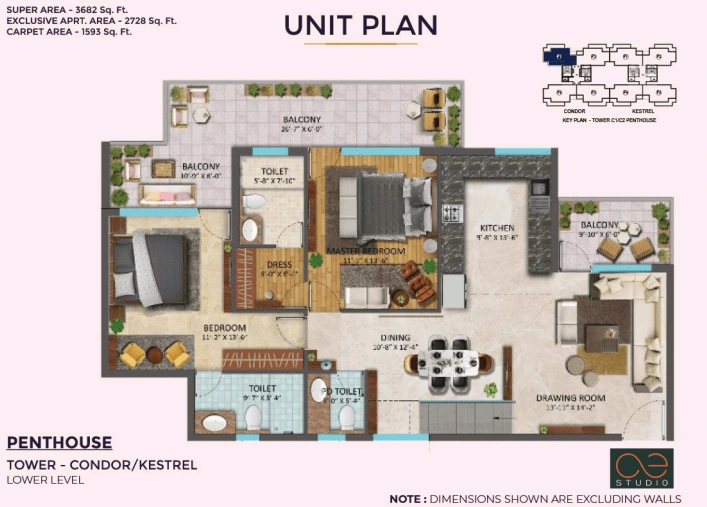 Floor Plan : Oxirich Chintamanis