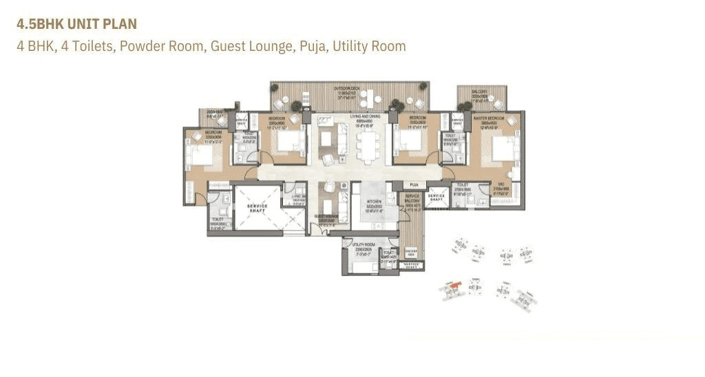 Floor-Plan-Signature-Deluxe-DXP-Sector-37D