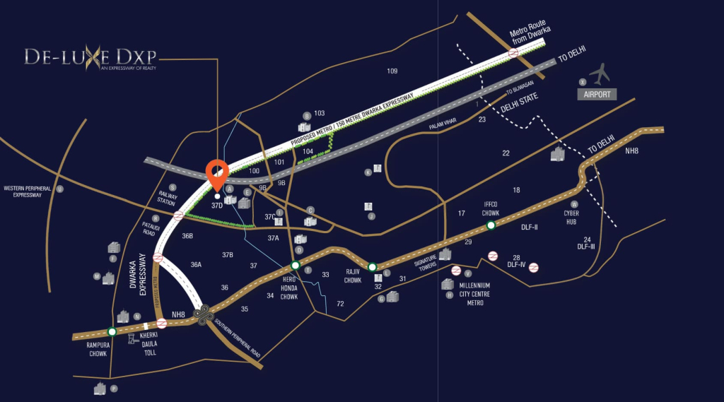 Signature-Global-Deluxe-DXP-Location-Map